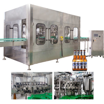 Glass Bottle Wine Washing Filling Capping 3in1 Machine